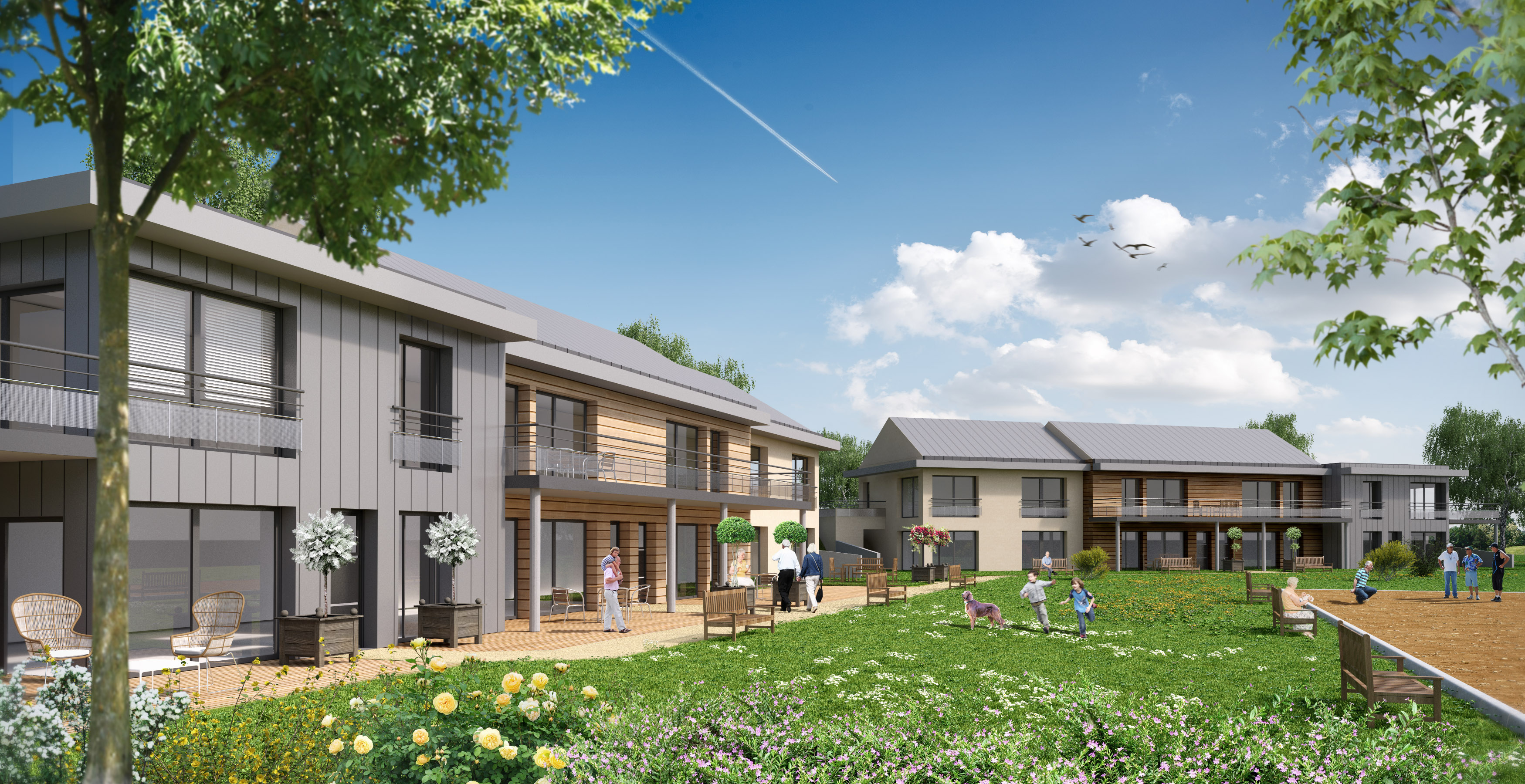 Vue extÃ©rieure des logements sÃ©niors