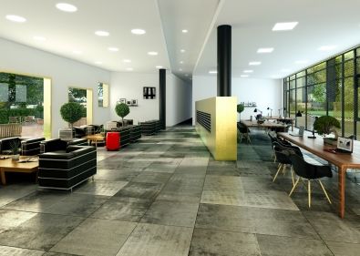 Hall d\'entrÃ©e_Residence Ã©tudiante Ã  Aulnoy lez Valenciennes