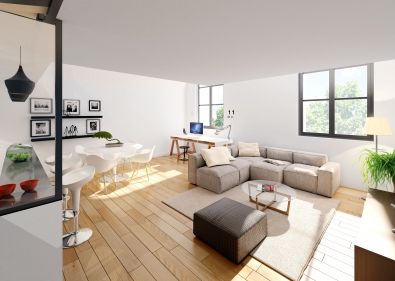 Vue intÃ©rieure appartement