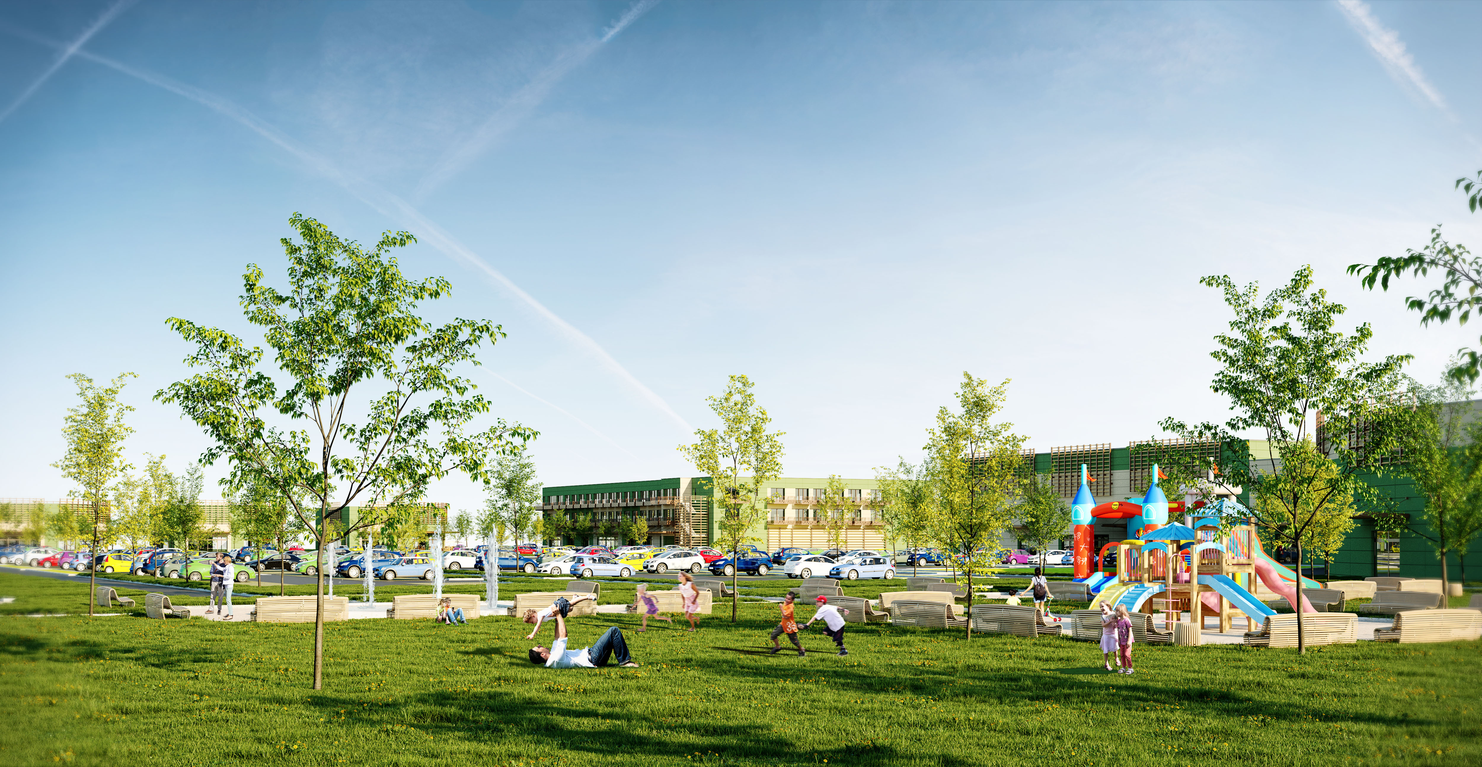 Vue intÃ©rieure du complexe