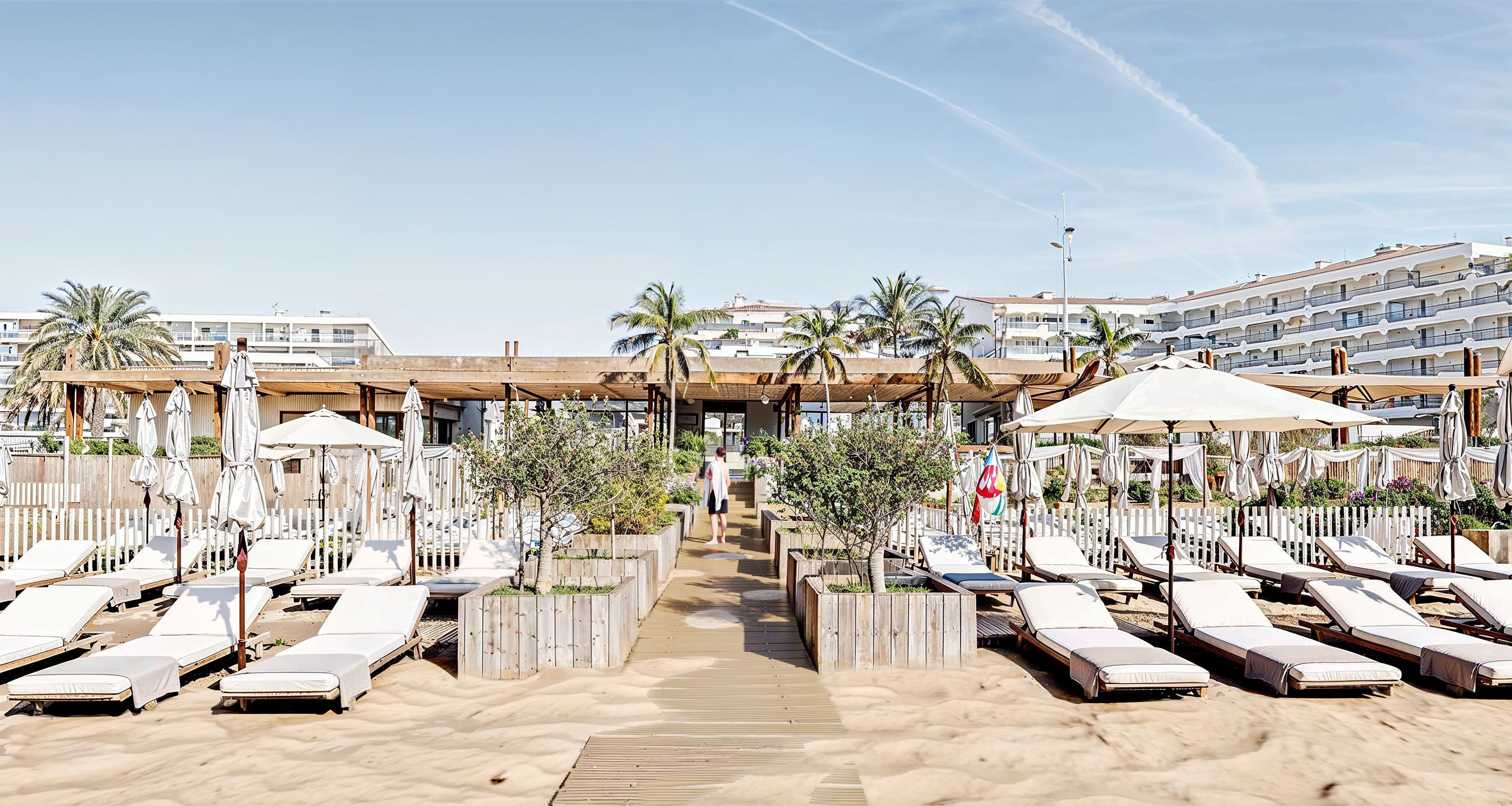 Vue extÃ©rieure de la plage